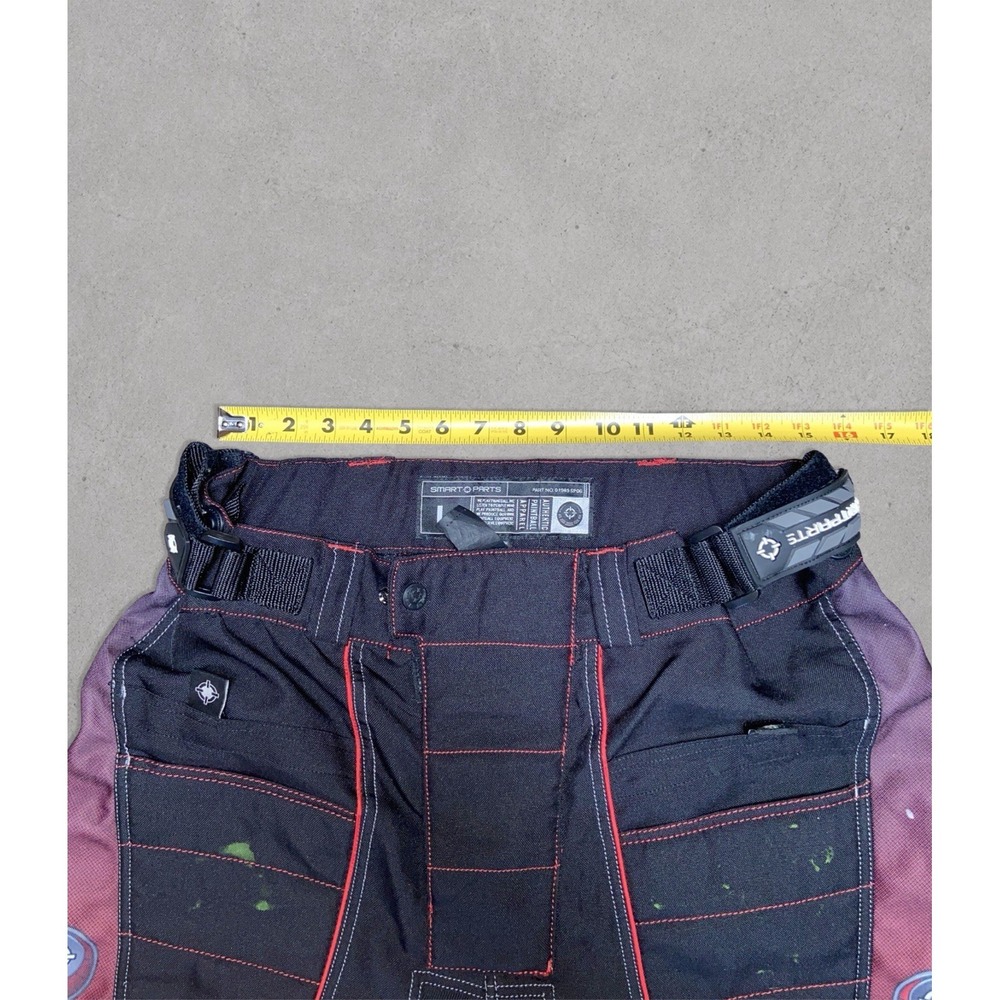 Smart Parts Paintball Pants Men's Large Black Red Protective Gear - Picture 5 of 7